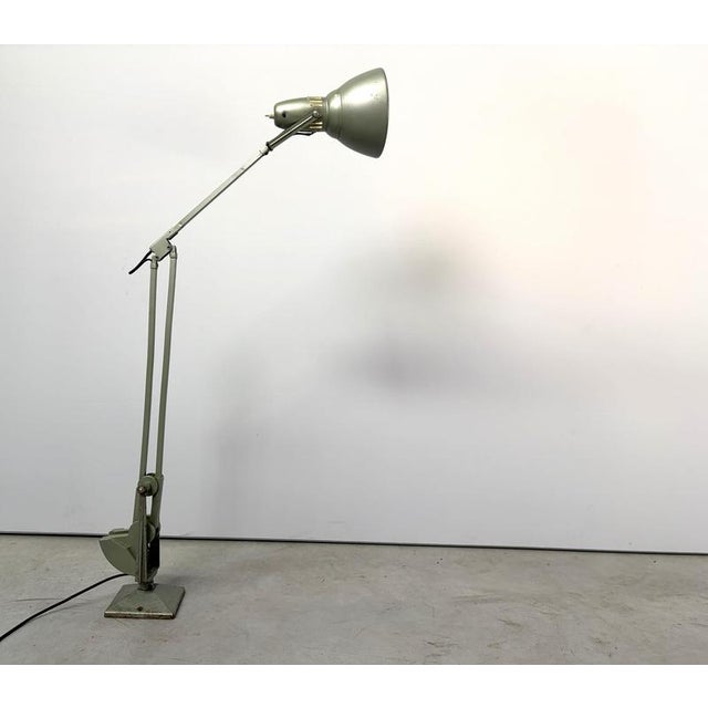 Articulated Workshop Light from Erpe, Belgium, 1950s For Sale - Image 10 of 15