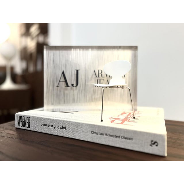 Vintage Miniature 3100 Ant Chair Model by Arne Jacobsen, 1990s For Sale - Image 4 of 8