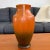 1920s Roseville Rosecraft, Ombre Burnt Orange and Burnt Umber, Art Pottery Vase For Sale - Image 10 of 13
