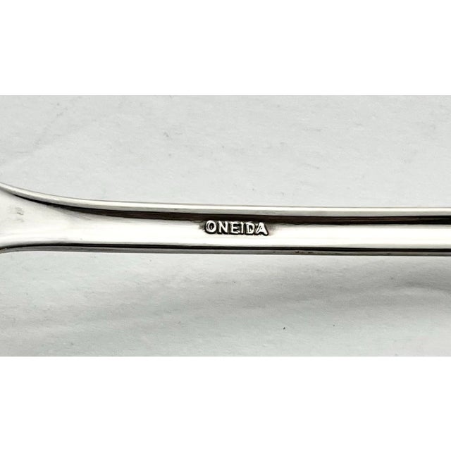 Oneida 1990s Oneida “Katrina” Set of 12 Stainless Iced Tea Spoons For Sale - Image 4 of 4