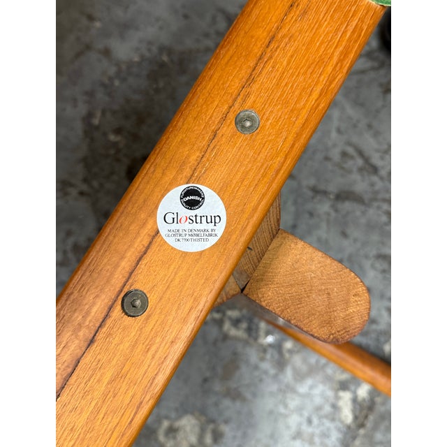 Glostrup Extension Dining Table + Six Eva Side Chairs by Niels Koefoed for Koefoeds Hornslet, Circa 1960's For Sale - Image 11 of 12