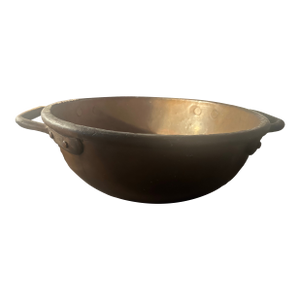 Late 19th Century Giant Copper Candy Making Bowl