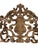 Wood Ornate Carved Wood and Upholstered Headboard For Sale - Image 7 of 18