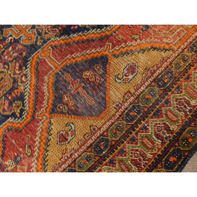1900s Antique Persian Rug - 4'2"x 6'10" For Sale - Image 4 of 13
