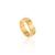 Not Yet Made - Made To Order Fine Jewelry 14k Solid Yellow Gold Screw Engraved Love Band Ring Size 7 For Sale - Image 5 of 8