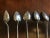 Sterling Silver Leaf Form Spoons - Set of 6 For Sale In New York - Image 6 of 11