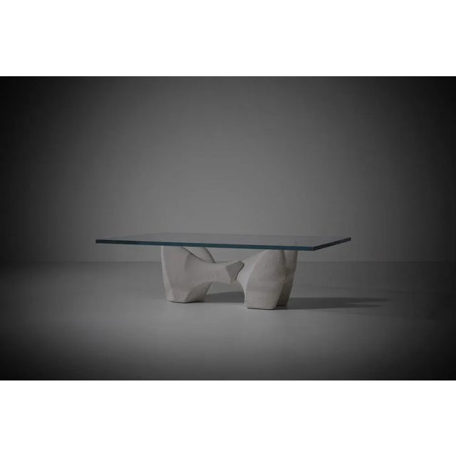 Italian Sculptural Concrete Coffee Table, 1970s For Sale - Image 3 of 11