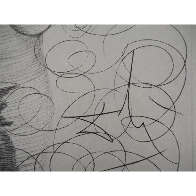 Salvador Dali, Surrealist Woman and Casanova on Crutch, Original Engraving For Sale - Image 7 of 8