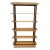 Walnut With Contrasting Prima Vera _ Etagere Transitional For Sale