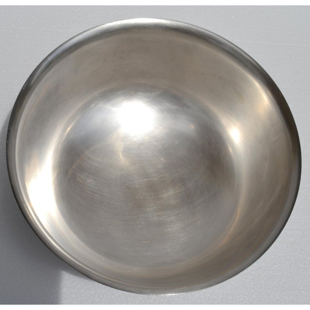 Mid 20th Century Art Deco Fisher Silversmiths Company Silver Plate Bowl Paul Revere For Sale - Image 13 of 16