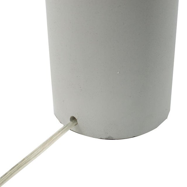 Gray & Gold Geometric Table Lamp For Sale - Image 10 of 11