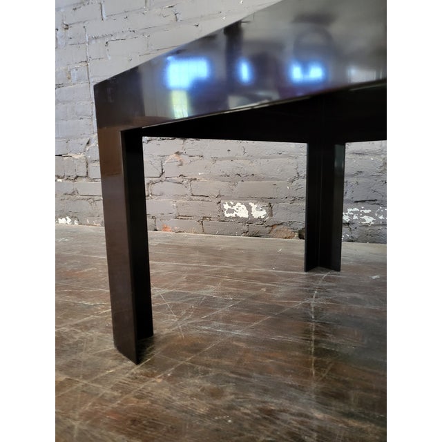 1960s Mid Century Brown Syroco Parons Style Side Table For Sale - Image 11 of 13