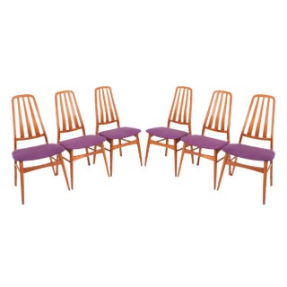 Mid-Century Modern Dining Room Chairs in Teak, 1960s, Set of 6 For Sale
