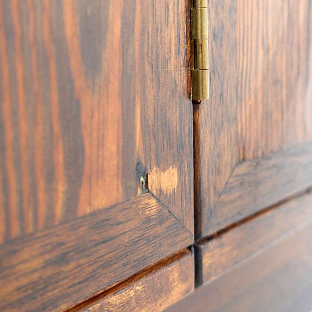 Modern Wooden Bar Cabinet with Marquetry Details, 2010s For Sale - Image 3 of 16