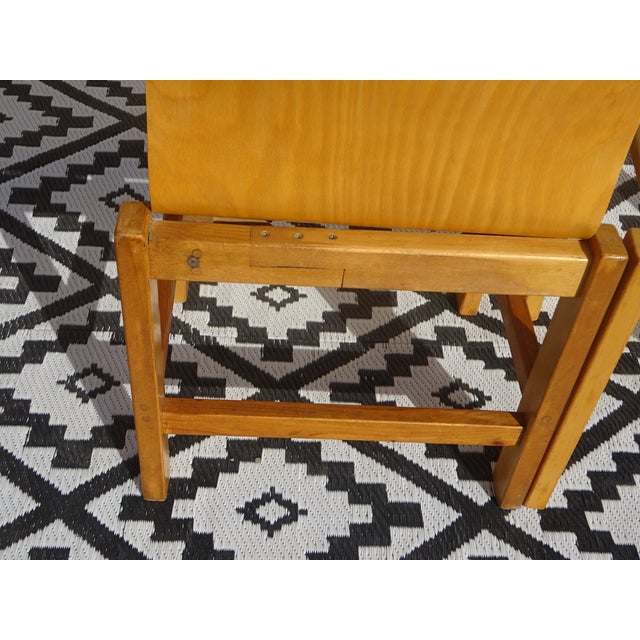 Light Beech Dining Chairs, Set of 2 For Sale - Image 13 of 18