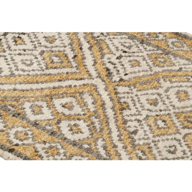 Rug & Kilim Rug & Kilim’s Moroccan Style Rug With Geometric Lozenge Diamond Patterns For Sale - Image 4 of 7