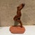 Mid-Century Modern Mid-Century Modern Female Sculpture Hand Carved Mahogany Wood For Sale - Image 3 of 11