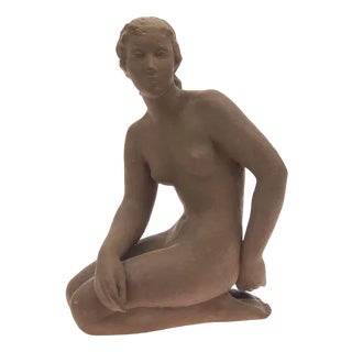 Majolica Figure of Women For Sale