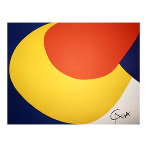 Alexander Calder Limited Edition Lithograph "Convection" Flying Colors (1974)