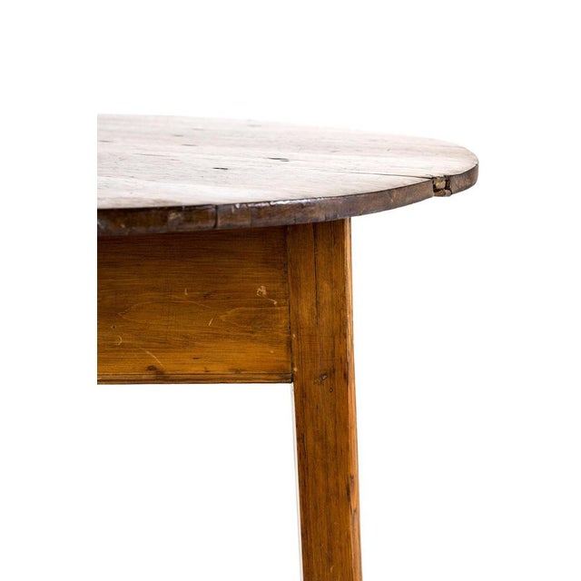 Wood Antique Pine Cricket Table, 1800s For Sale - Image 7 of 12