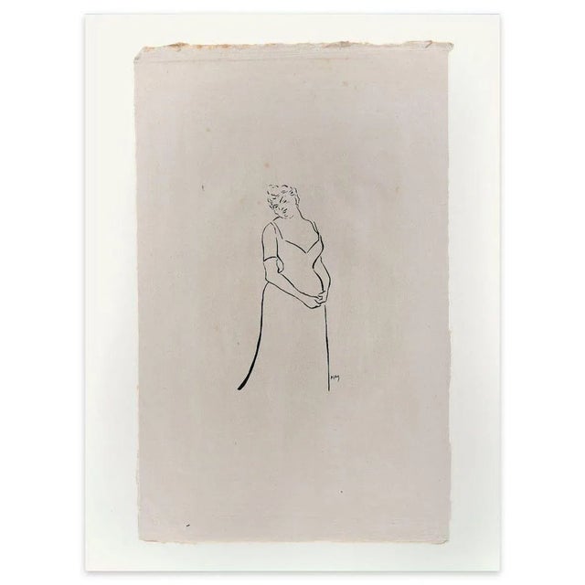 Anna Thibaud - From Le Café Concert is an original print, realized in 1893 by Henri-Gabriel Ibels. Black and white...