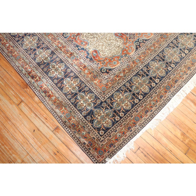 Museum Quality astonishing mid-19th century Mohtasham Kashan Rug. This carpet is just as gorgeous today as when it was...