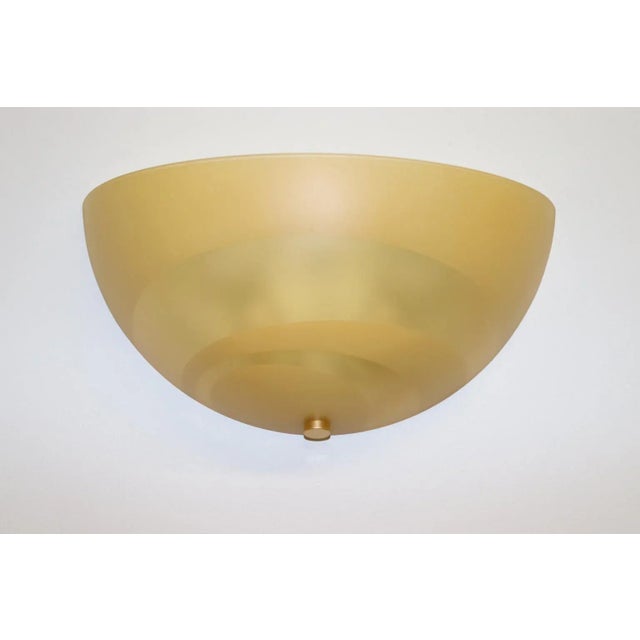 1990s Modern "Giro" Wall Lamp Murano Amber Glass For Sale - Image 13 of 13