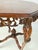 Rococo Revival Carved Walnut & Burl Octagonal Accent Table For Sale - Image 15 of 16