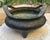 Metal Antique Chinese Bronze Tripod Censer With Strap Handles & Xuande Mark Late Ming For Sale - Image 7 of 18