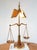 Balance Brass and Leather Table Lamp, 1970s For Sale - Image 10 of 11