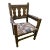 English Arts & Crafts Solid Quarter Sawn Oak Chair - Antique Late 19th Century For Sale