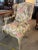 1960s Louis XIV French Rococo Chair With Floral Pattern For Sale - Image 5 of 7