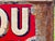 1950s Vintage Strout Realty Advertising Tin Litho Sign For Sale - Image 5 of 14