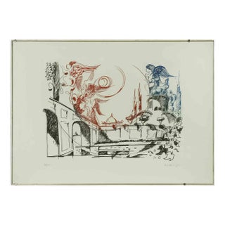 Felice Ludovisi, The Angels, 1980s, Lithograph For Sale