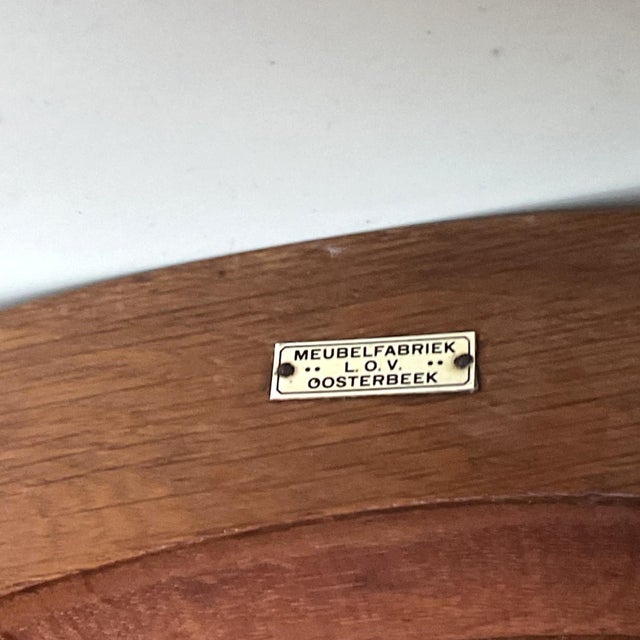 Amsterdam School Occasional Table by a.f. Van Der Weij for l.o.v. Oosterbeek, 1920s For Sale - Image 16 of 18