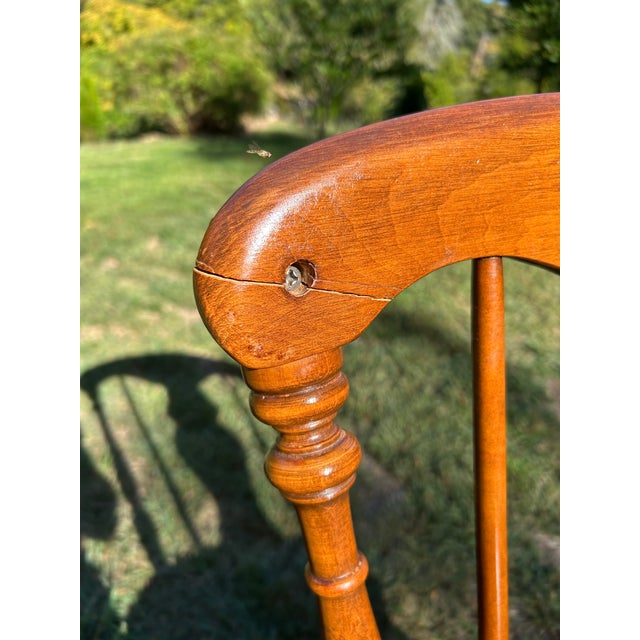 Brown Set of Six 20th Century Heywood-Wakefield Chairs For Sale - Image 8 of 18