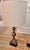 Wood Oversized Vintage Chapman Sculptural Faux Stone Table Lamp For Sale - Image 7 of 11