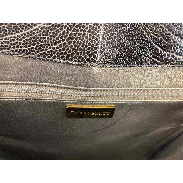 Animal Skin Darby Scott Brown Lizard Thompson Tote For Sale - Image 7 of 7