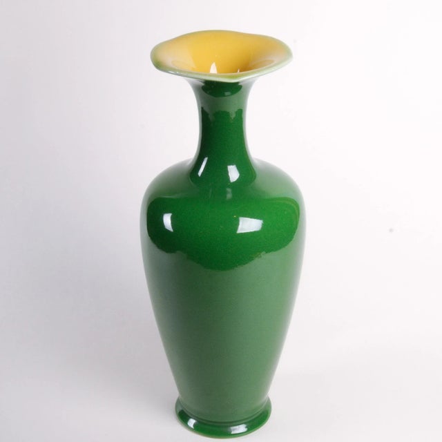 Green Rockwood Vase With Green High Glaze, American Art Pottery For Sale - Image 8 of 8