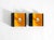 Mid-Century Modern Space Age Metal Wall Lamps in Yellow and Black by Klaus Hempel for Kaiser Leuchten, 1960s, Set of 2 For Sale - Image 3 of 18