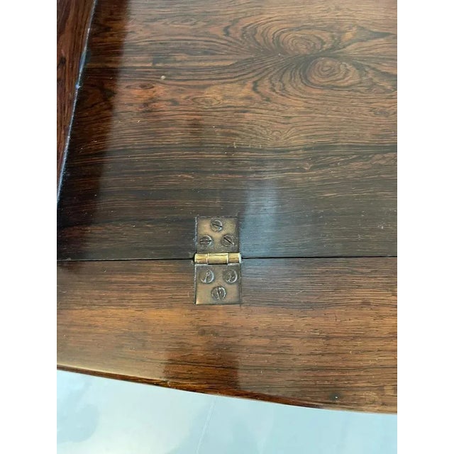 Antique Victorian Rosewood Butlers Tray on Stand For Sale - Image 9 of 15