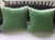 Manuel Canovas Pillows in Green Woven Kazan Pattern - a Pair For Sale - Image 4 of 6