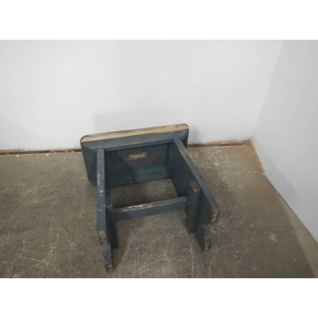 Wood Stool in Fir, 1960 For Sale - Image 7 of 10