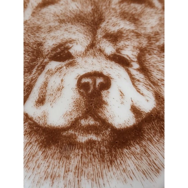 1950s Early 1900s Monique Akar Dogonit Akita Dog Trinket Box For Sale - Image 5 of 10