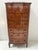 20th Century Transition Chest of Drawers in Elm and Amaranth Veneer For Sale - Image 4 of 17