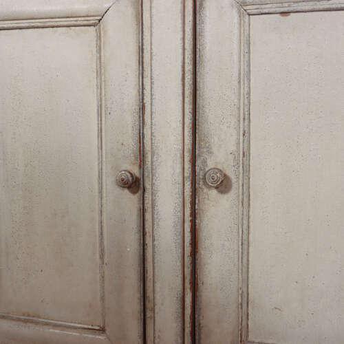Gray Early 19th Century French Painted Narrow Enfilade For Sale - Image 8 of 13