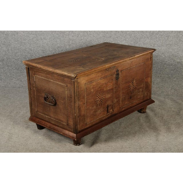 Brown Antique Baroque Biedermeier Chest, 1900 For Sale - Image 8 of 18