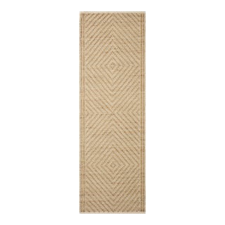 Angela Rose x Loloi Colton Natural / Ivory 2'-6" x 8'-0" Runner Rug For Sale