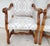 French Louis XIII Os De Mouton Linen Armchairs Pair For Sale - Image 14 of 18