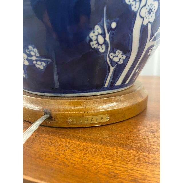 Royal Blue Asian Blue Ralph Lauren table Lamp For Sale - Image 8 of 12